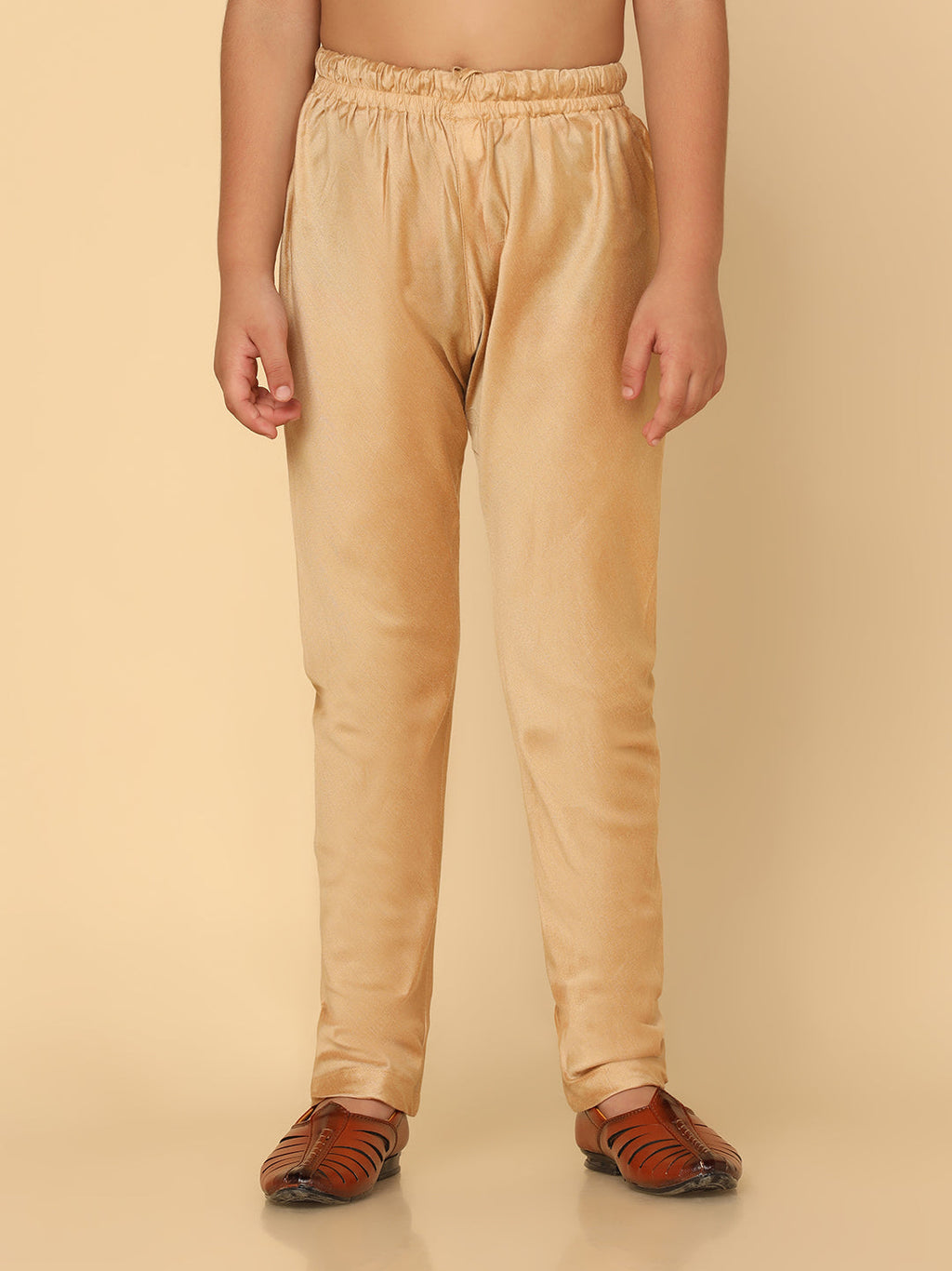 Off White Cotton Blend Printed Kurta Pyjama Set
